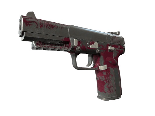 Five-SeveN | Crimson Blossom (Battle-Scarred)