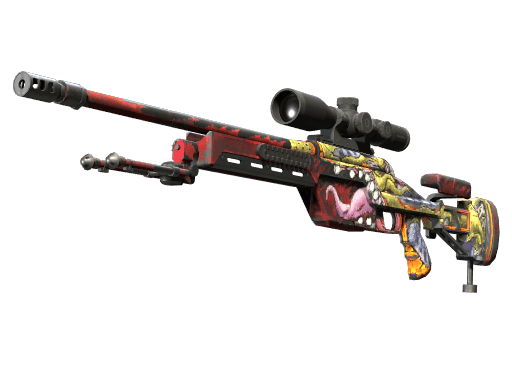 StatTrak™ SSG 08 | Bloodshot (Well-Worn)