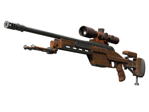 SSG 08 | Orange Filigree (Factory New)