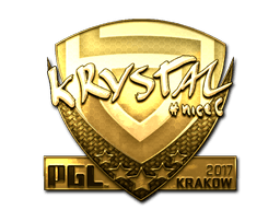 Sticker | kRYSTAL (Gold) | Boston 2018