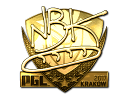 Sticker | NBK- (Gold) | Berlin 2019