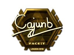 Sticker | cajunb (Gold) | Krakow 2017