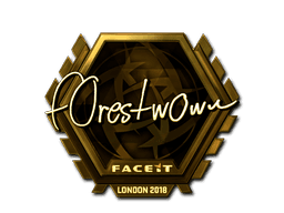 Sticker | f0rest (Gold) | Katowice 2019