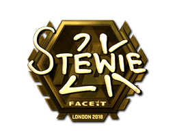 Sticker | Stewie2K (Gold) | Boston 2018