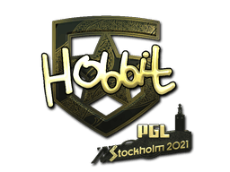 Sticker | Hobbit (Gold) | Krakow 2017