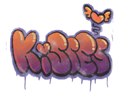 Sealed Graffiti | Kisses